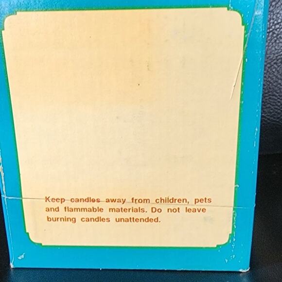 Stoneware Candle Holder with Blue Candle The multicolor flower design adds a pop - Picture 4 of 5